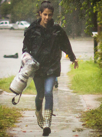 In 2017, Marie covered Hurricane Harvey as a Houston Chronicle staff photojournalist. From 2013 to 2022, Marie worked as a staff photographer at the Chronicle covering daily news, focusing on underrepresented communities and immigration issues. Photo: Myr Olivares